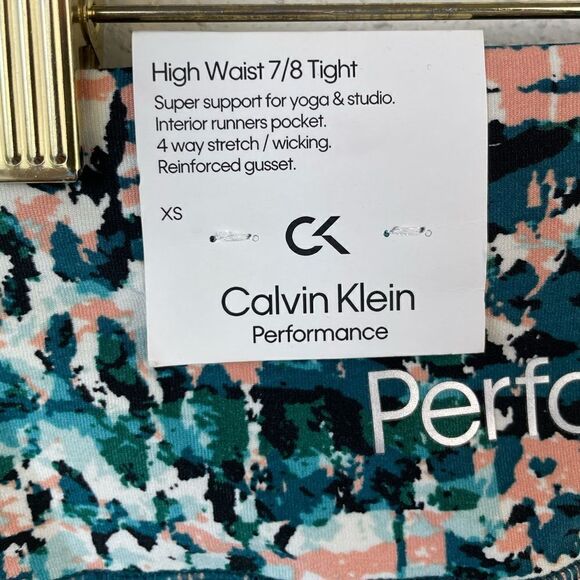 NWT Calvin Klein Performance Yoga 7/8 Leggings Size XS - Picture 5 of 7